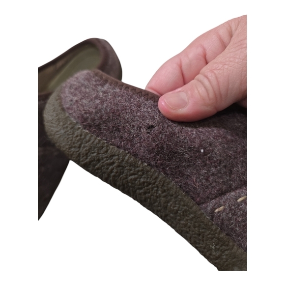 Keen Purple Cheyenne Wool Slip-On Clog Shoes 6.5 Lined Slippers Warm - Picture 7 of 10